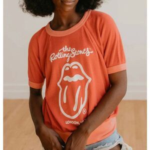 People of Leisure 1962 Rolling Stones Short Sleeve Raglan Shirt Women's Large